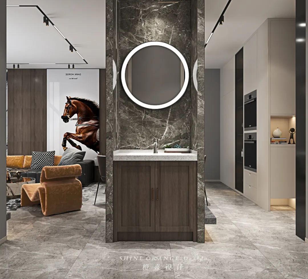 橙熹设计-- 武汉 100m²新家,疫情期间的温暖礼物-35