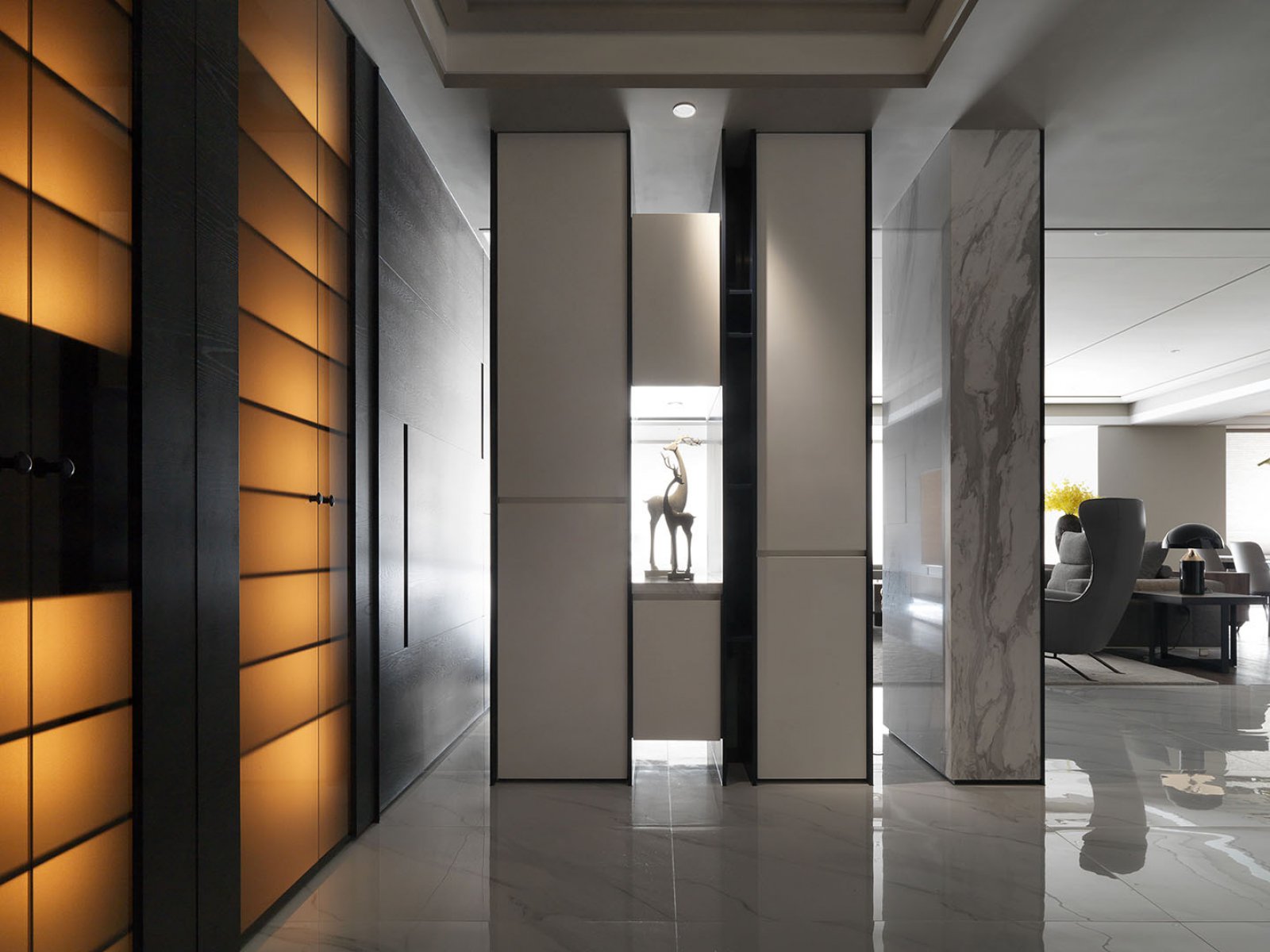 虚实悬浮——现代住宅设计 欣磐石建筑空间规划事务所-2