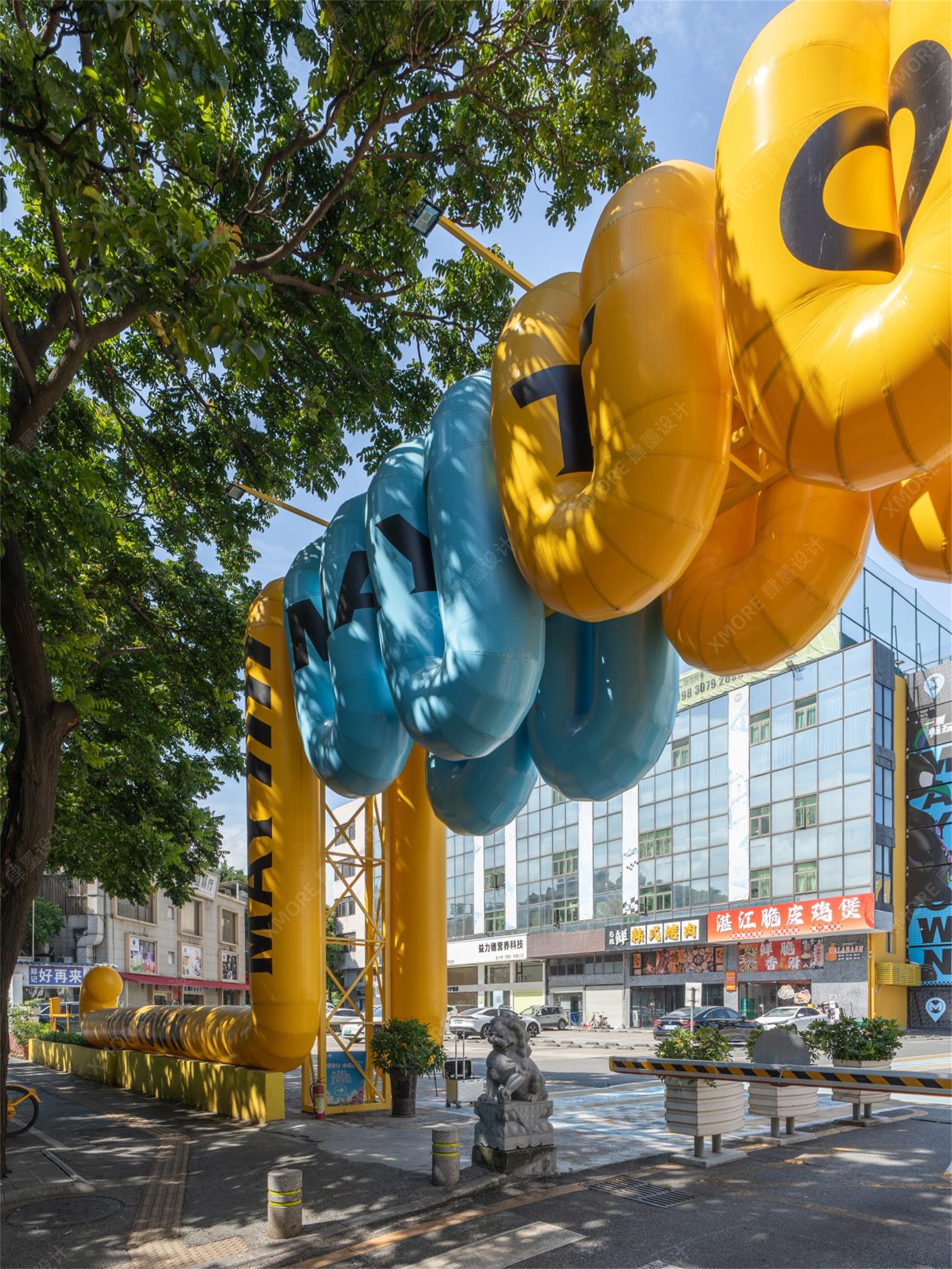 深圳湄南河商业街区美陈设计丨中国深圳丨肆墨商业街区美陈设计公司-29