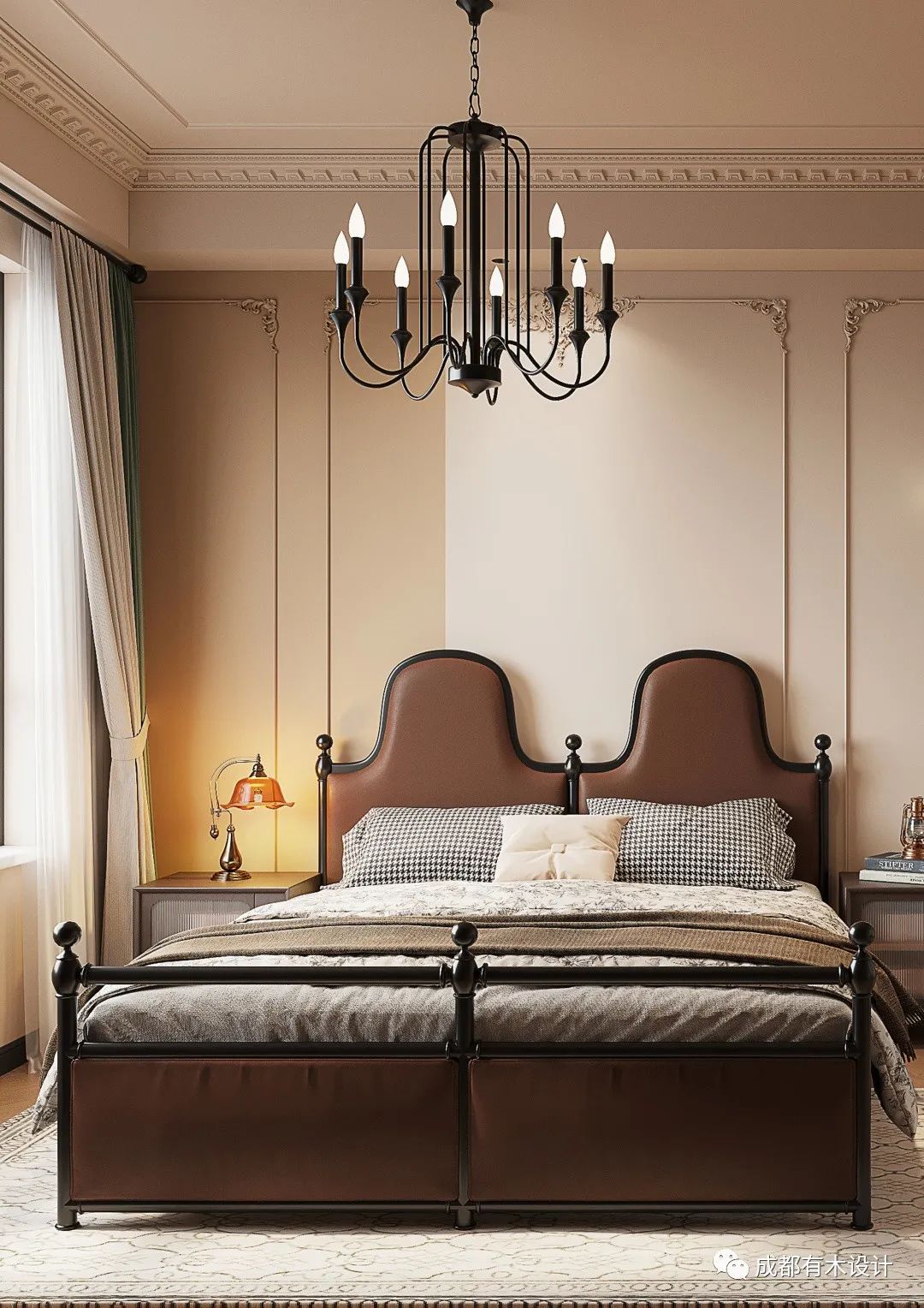 金沙城锦西观棠 · 法式复古的岁月静好丨有木设计-48