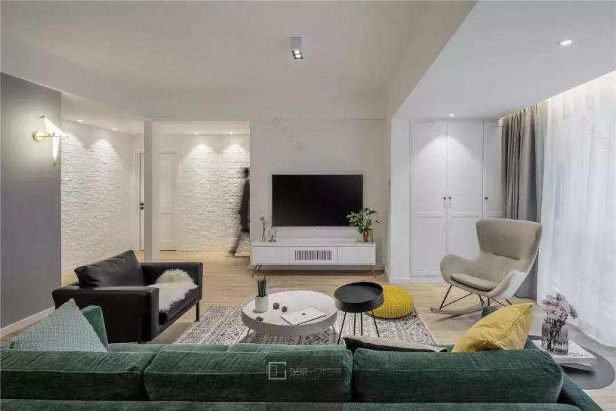 成都高新区 160 平米北欧风住宅设计-16