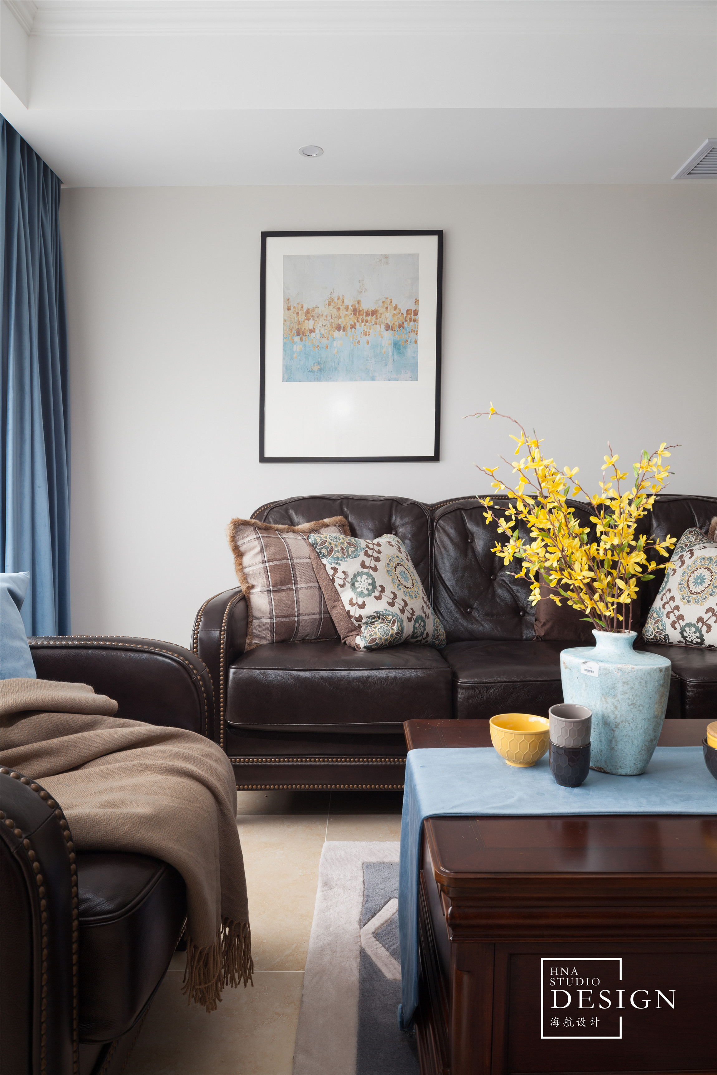 阳光龙庭◣久居深海，蓝透人心◥145平美式-12