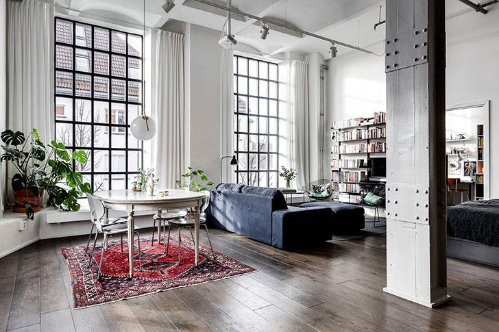 斯德哥尔摩旧工厂翻新工业风 LOFT-10