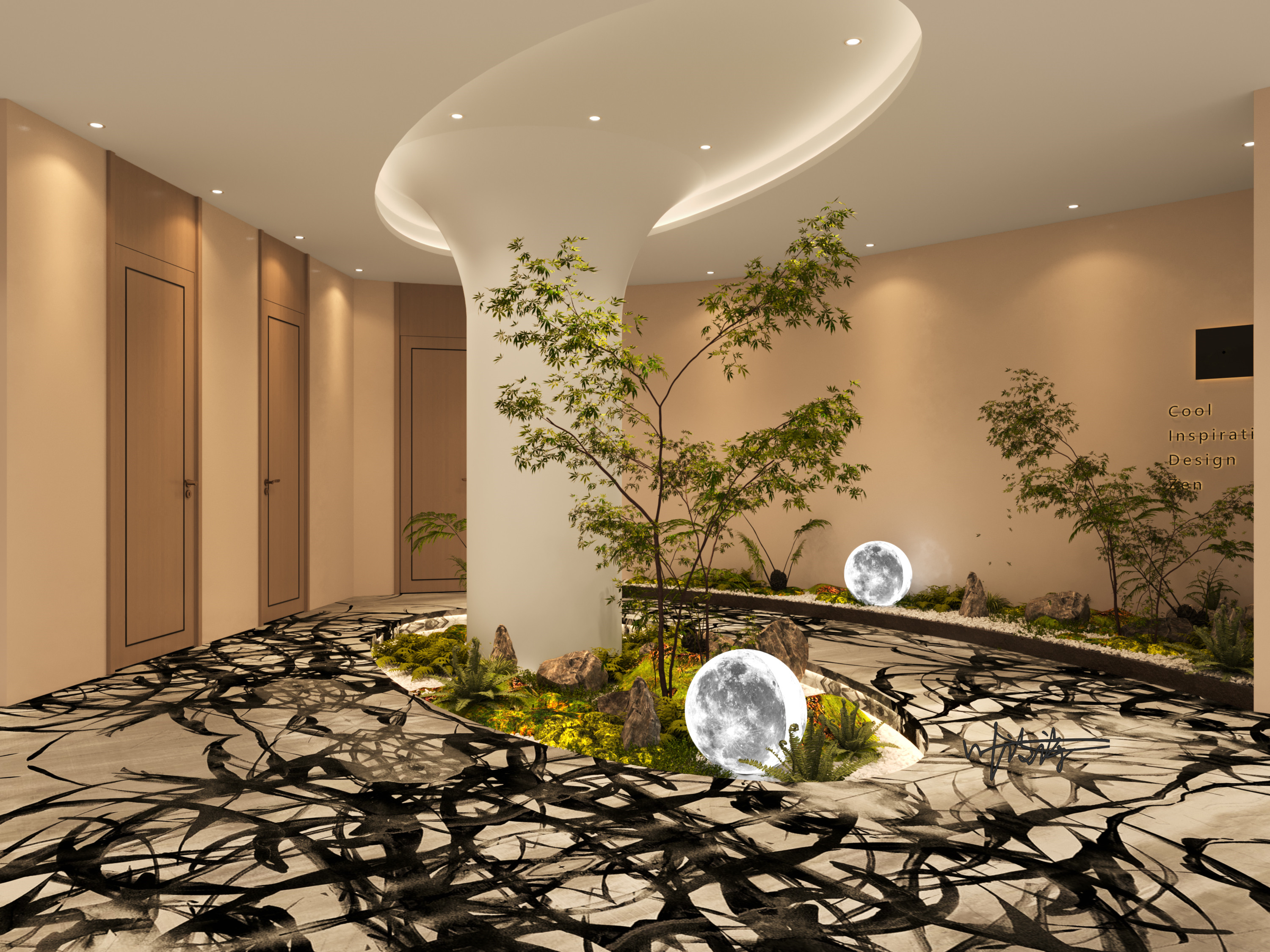 酒店设计|原木酒店客房，演绎简而不凡-0