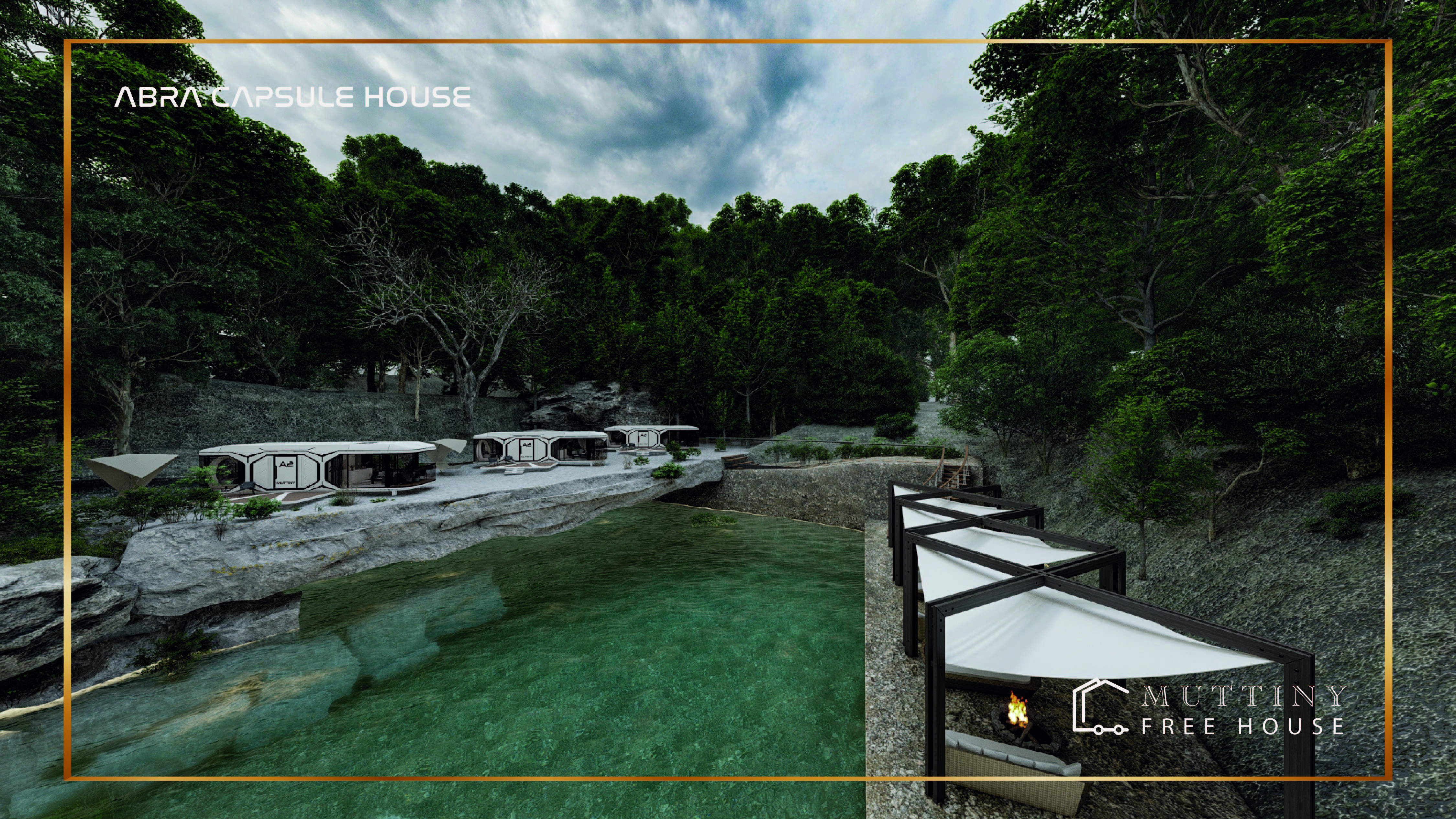 ABRA SPACE CAPSULE - FALLING WATER PROJESİ-4