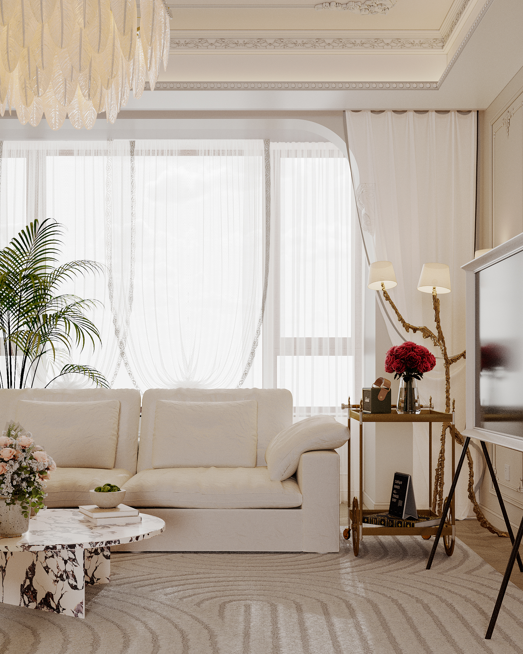 山西太原|现代法式私宅设计-5