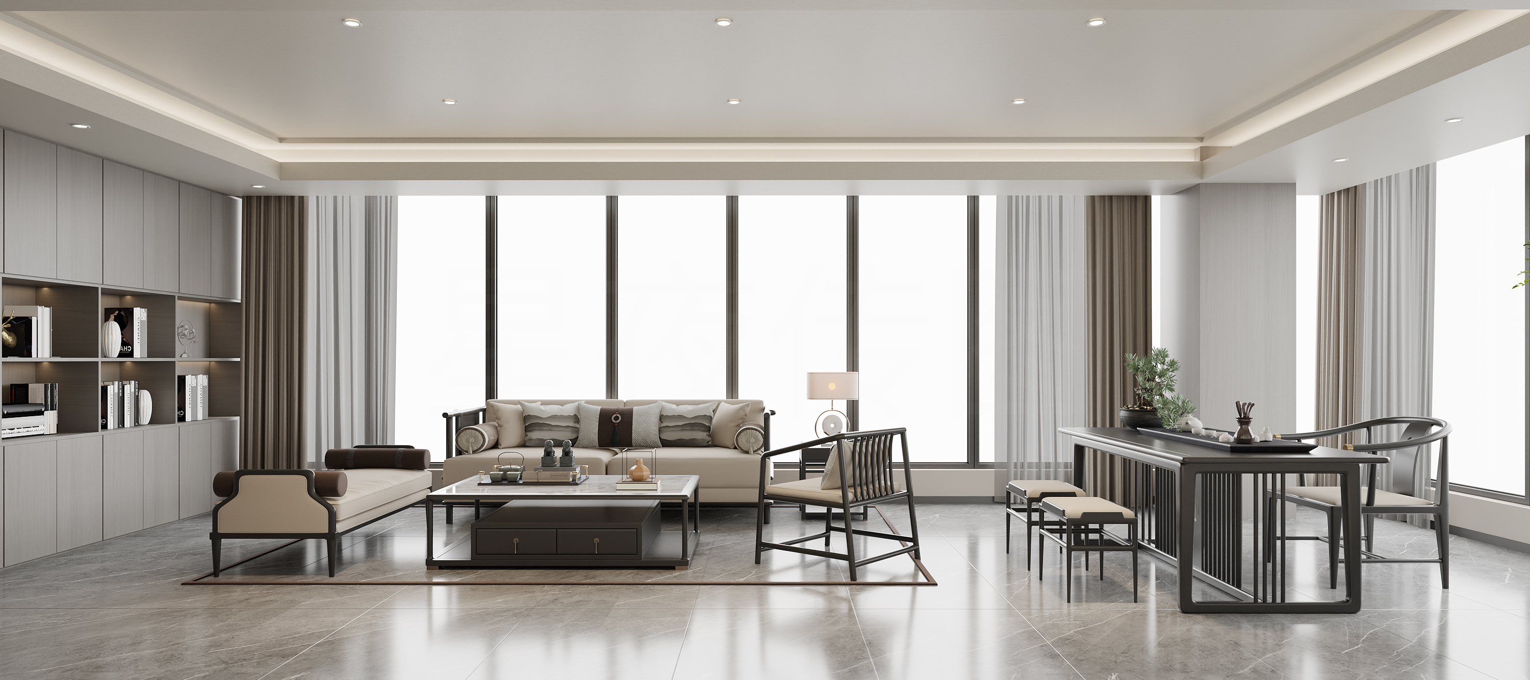 牌桌上话天地，茶香里会知己-0