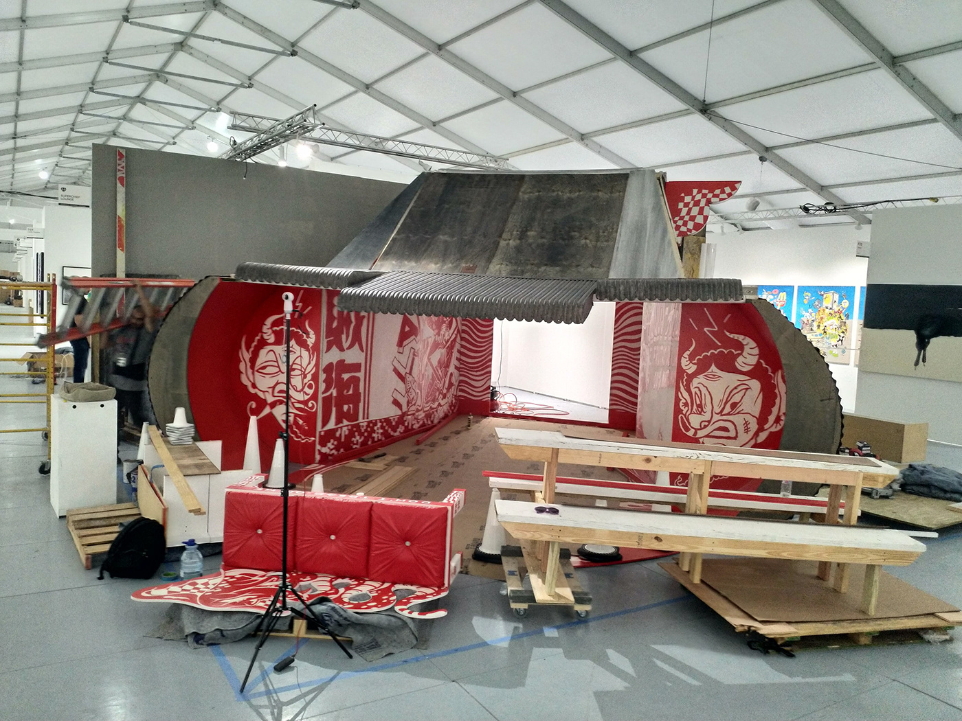 Miami Scope 艺术博览会的 VIP Lounge 设计-11