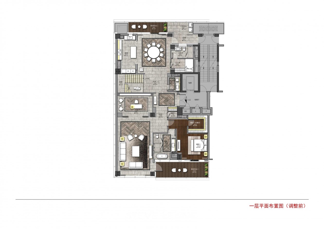 现代别墅设计典范 | 实景+CAD 施工图++ 概念方案-29