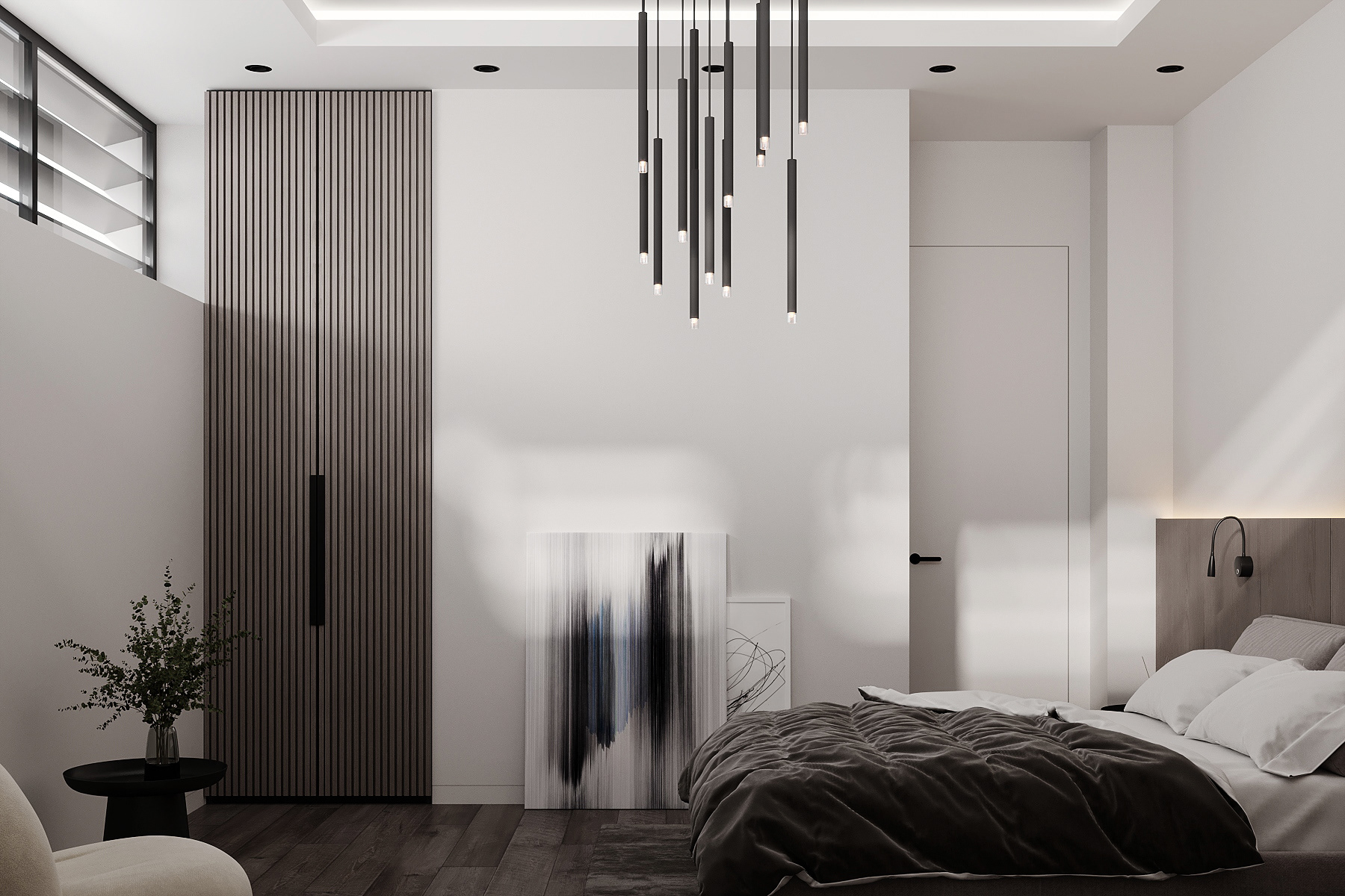 110㎡简约风公寓设计-10