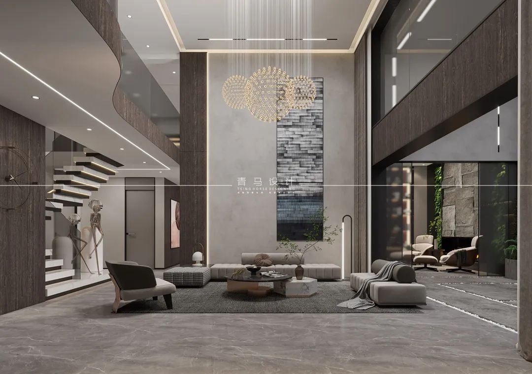 现代简约底跃别墅设计丨青马别墅设计-39