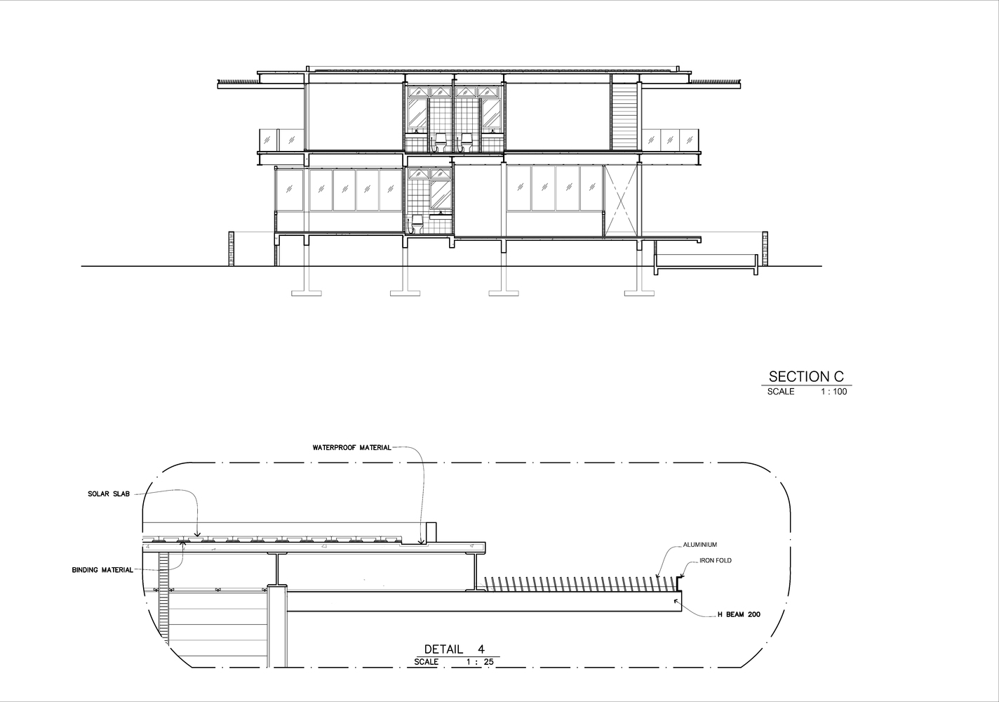 泰国田园风光中的现代钢结构之家-67
