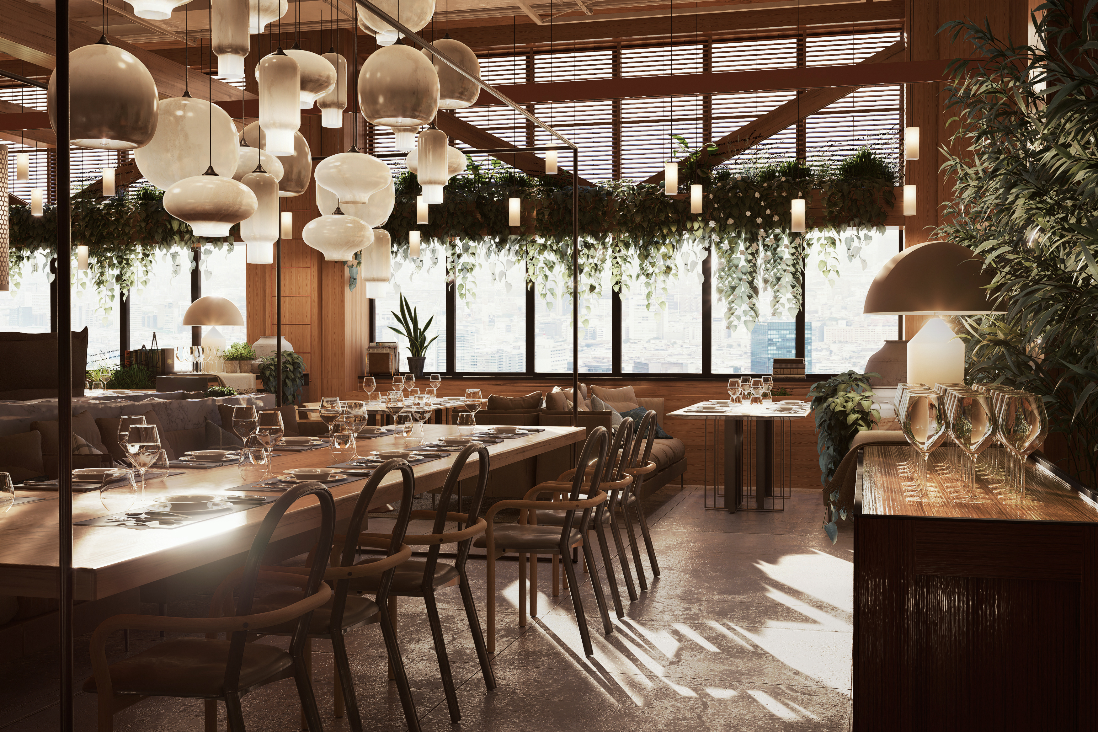 Restaurant 3D Set up-0