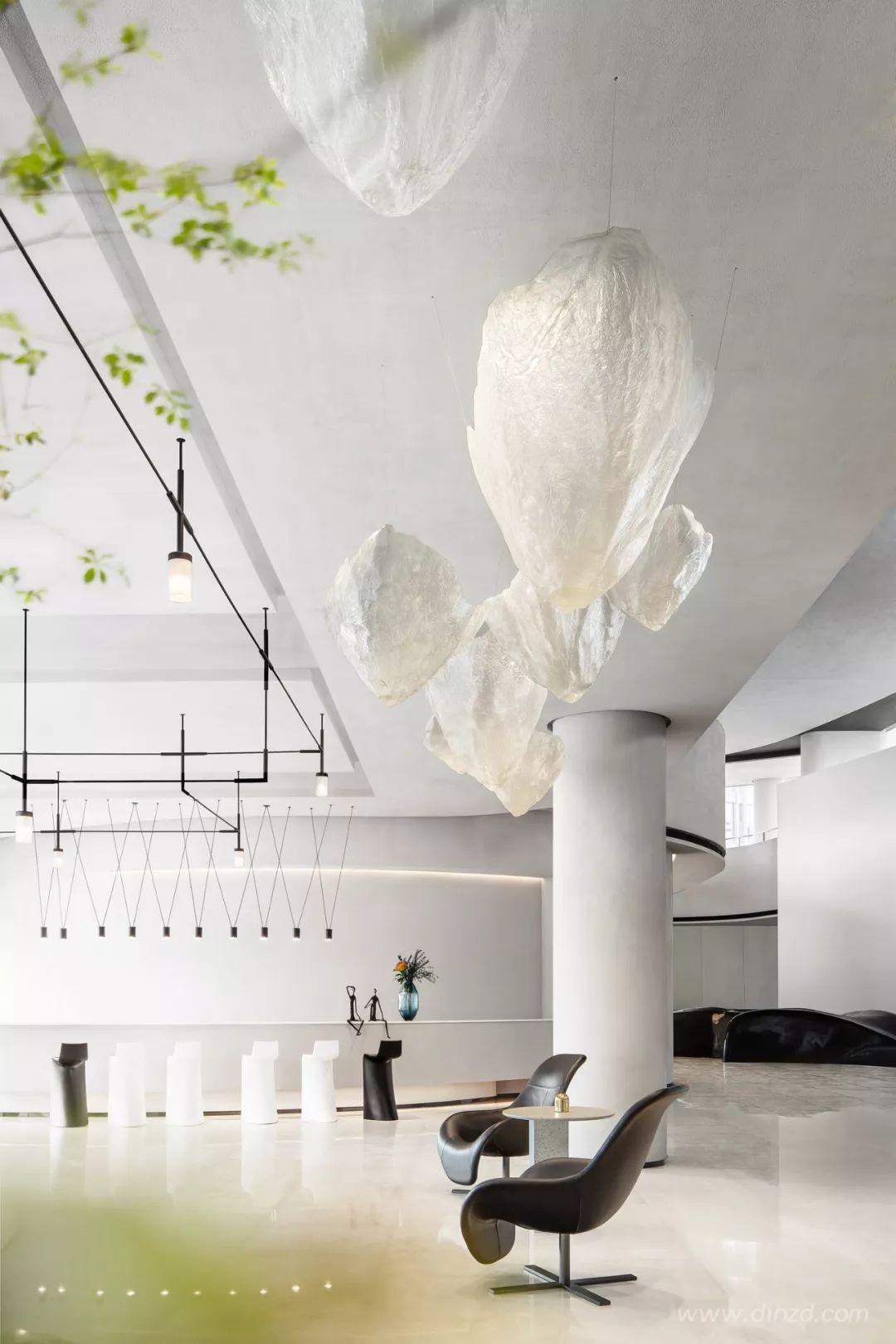 杭州世茂智慧之门产品体验中心——优雅新生,融于艺境-26