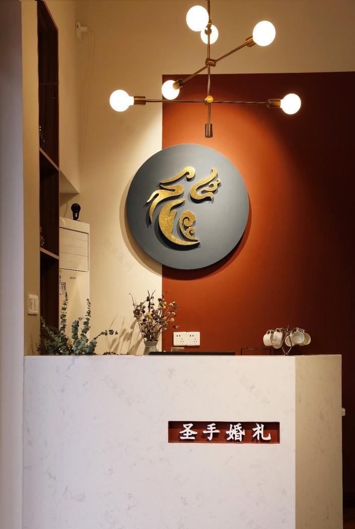 圣手婚礼接待处改造,摩登与古典的完美融合-14