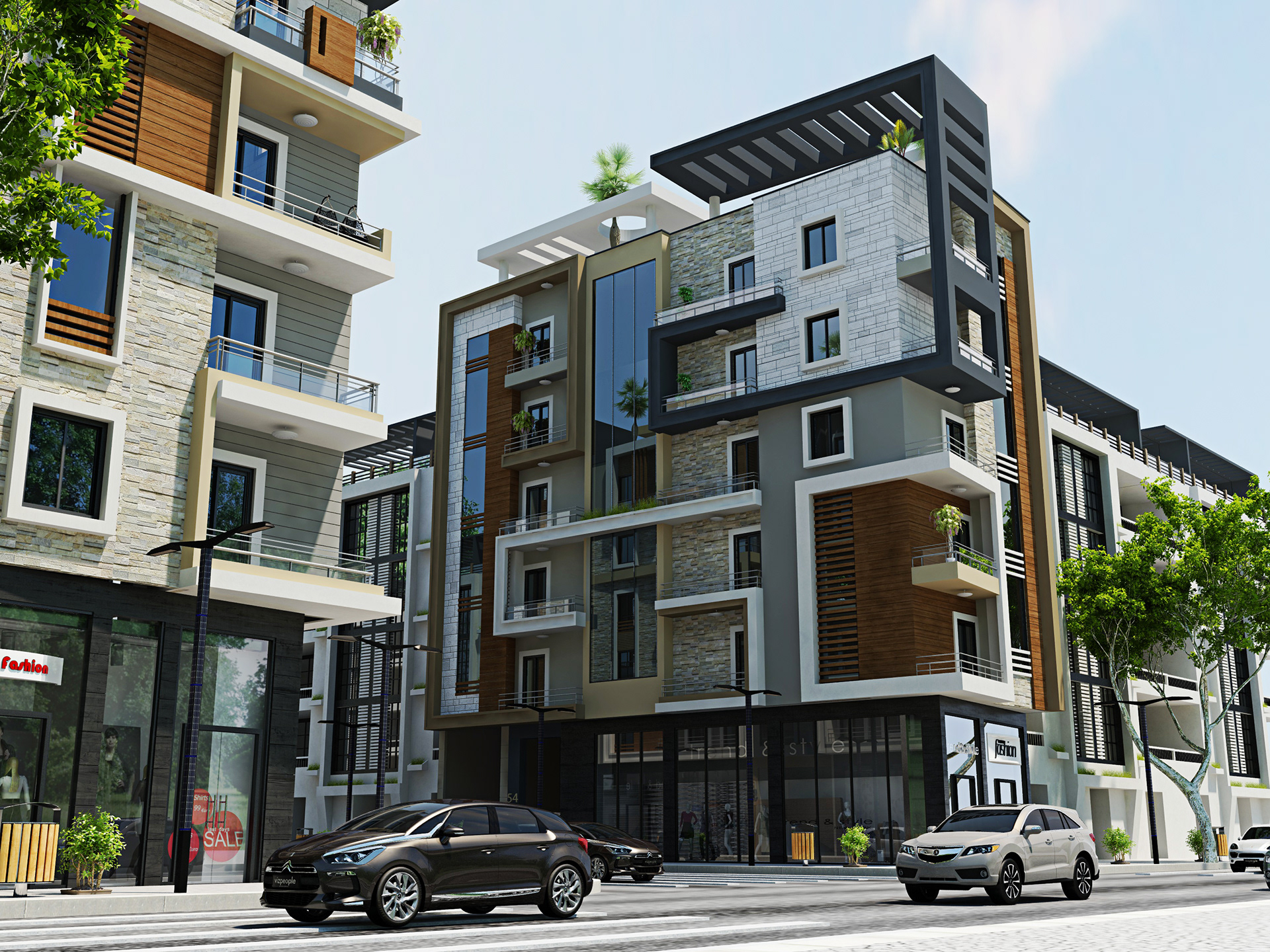 Twin Residential Buildings - Cairo -2017-2