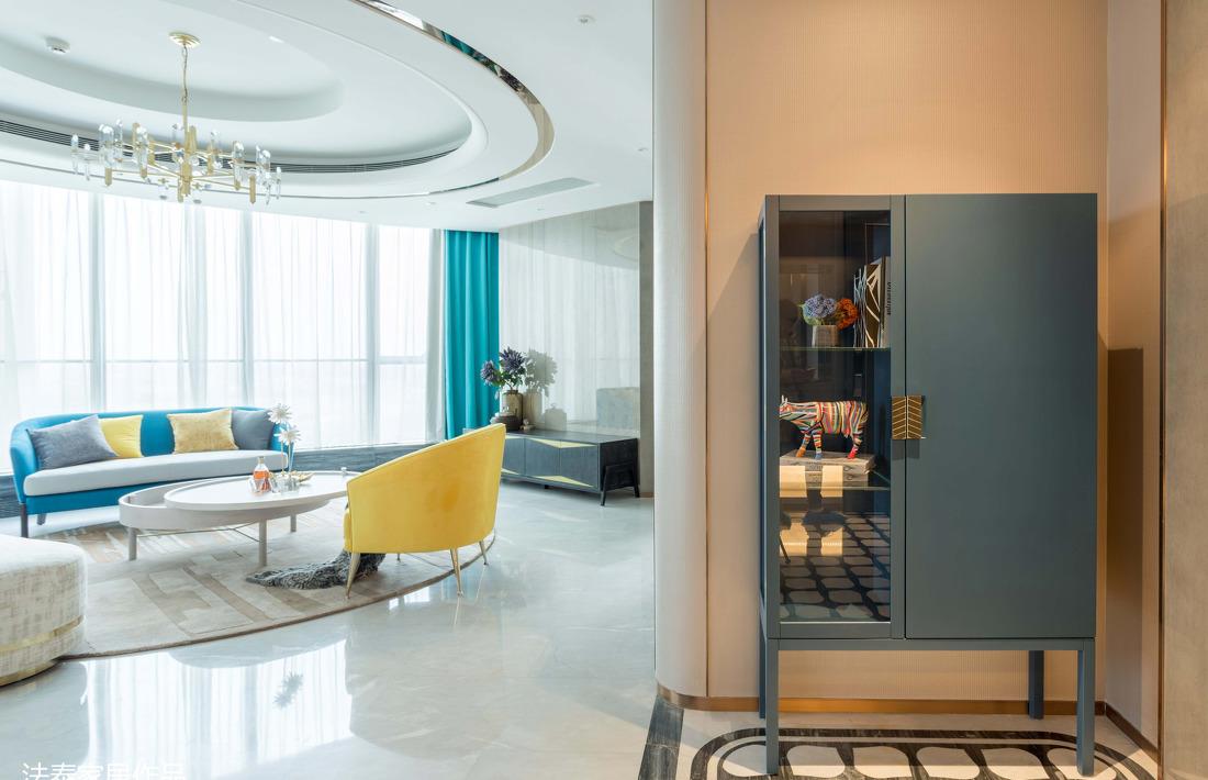 196㎡现代轻奢风,精致生活空间-5