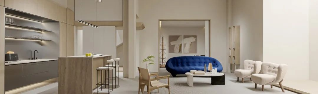 包豪斯中古风格居住空间探索丨中国宁波丨橙熹设计-91