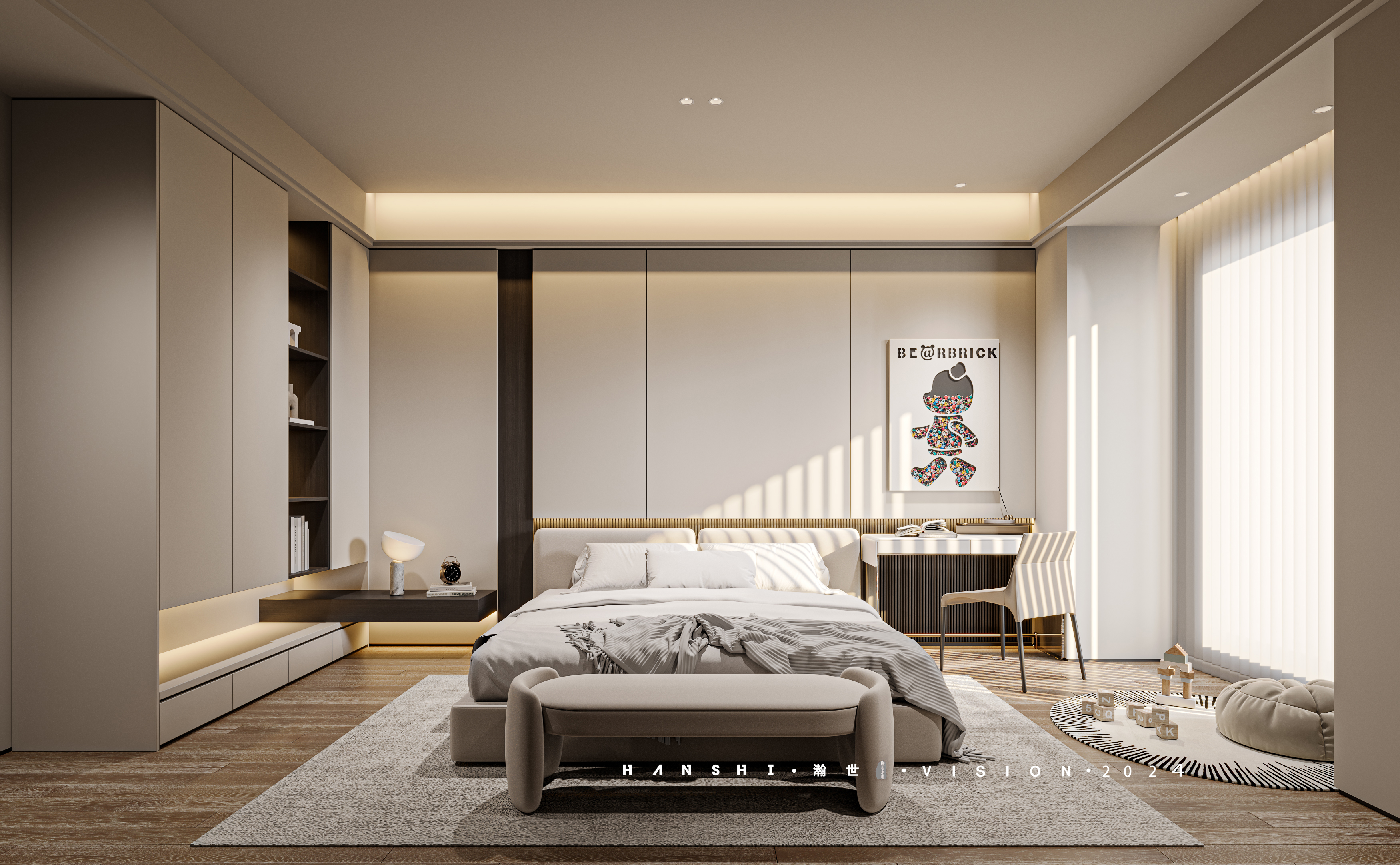 卧室渲染-瀚世表现-7