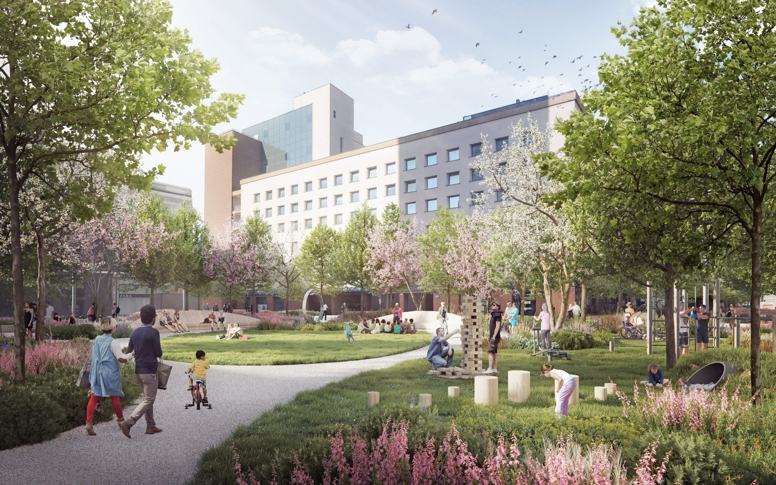 Złota Street城市景观项目丨PolandWarszawa-12