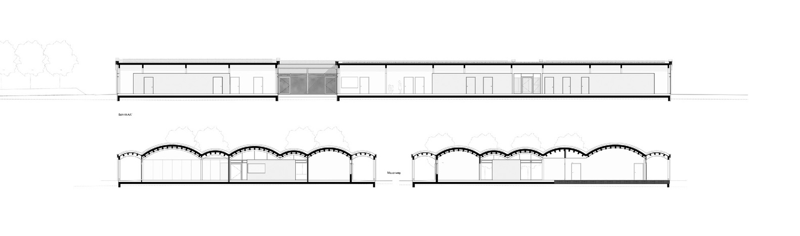 德国公共公园内的木结构幼儿园与博物馆-12