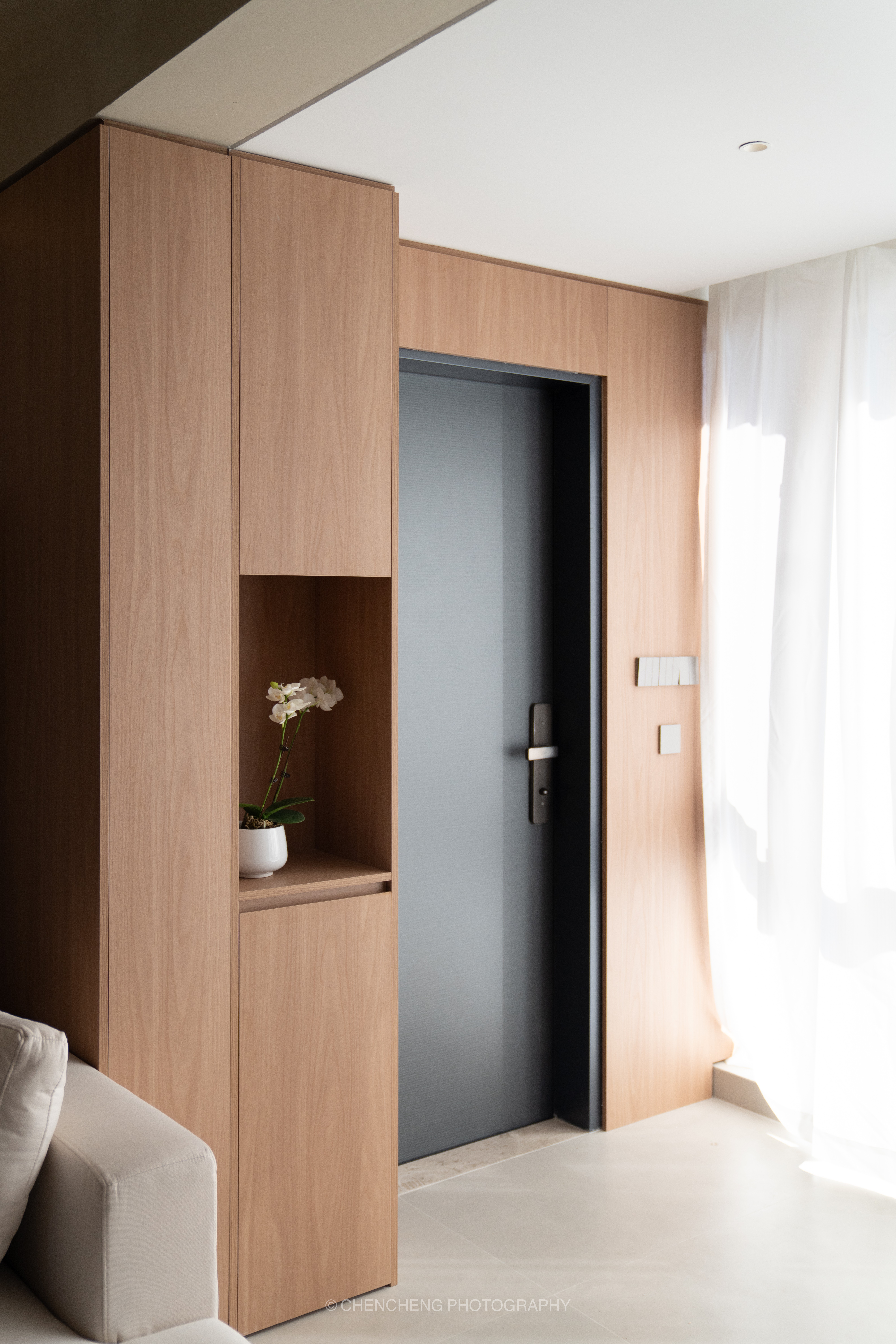 G House ｜ 150平极简原木风住宅-8