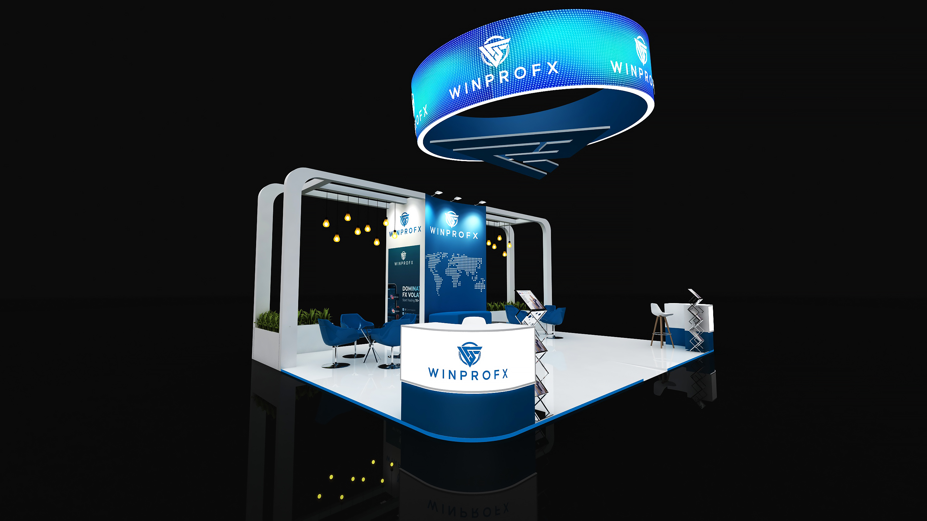 WINPROFX 8X6 STALL DESIGN IN DUBAI-0
