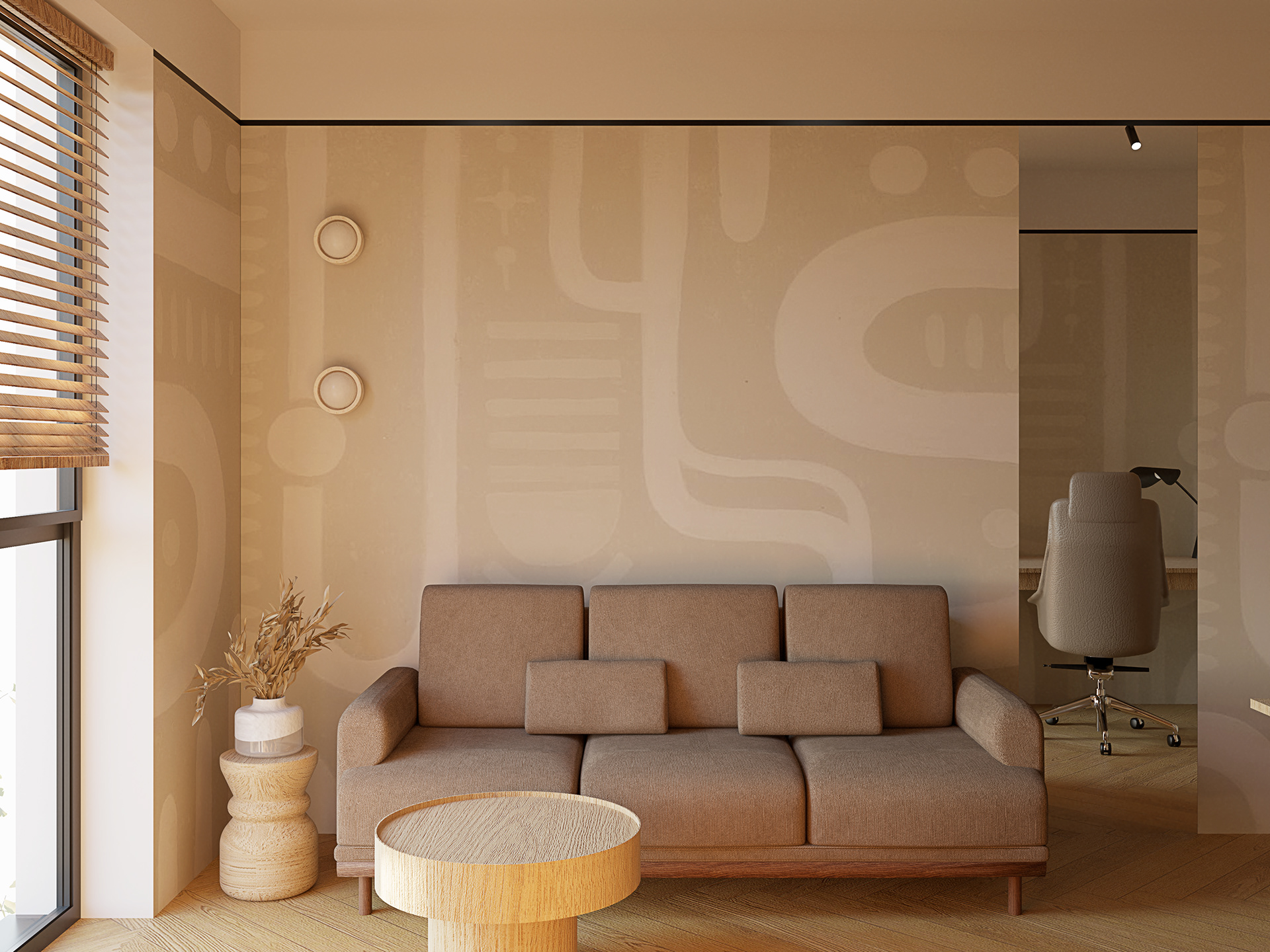 Modern, warm oasis.-16