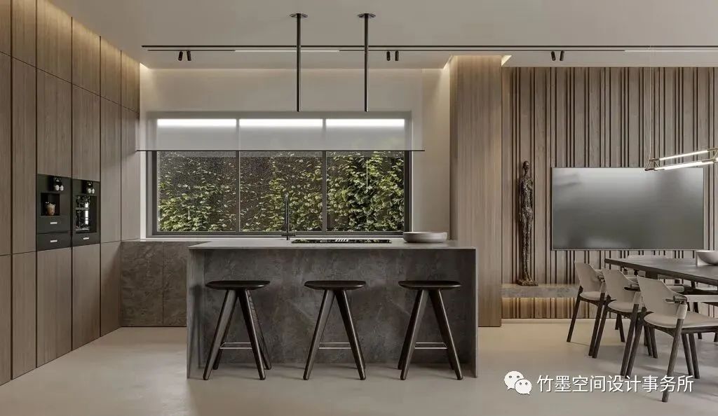 灰色艺术,简约奢华的完美融合丨竹墨空间设计事务所-38