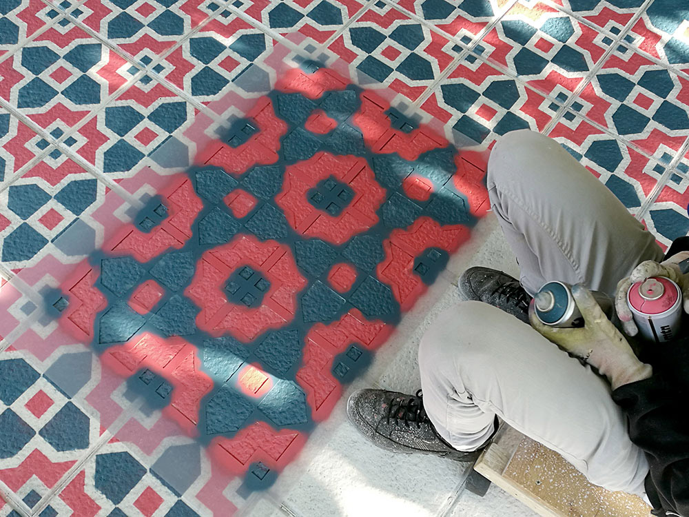 西班牙艺术家的地面彩绘 / Javier de Riba-19