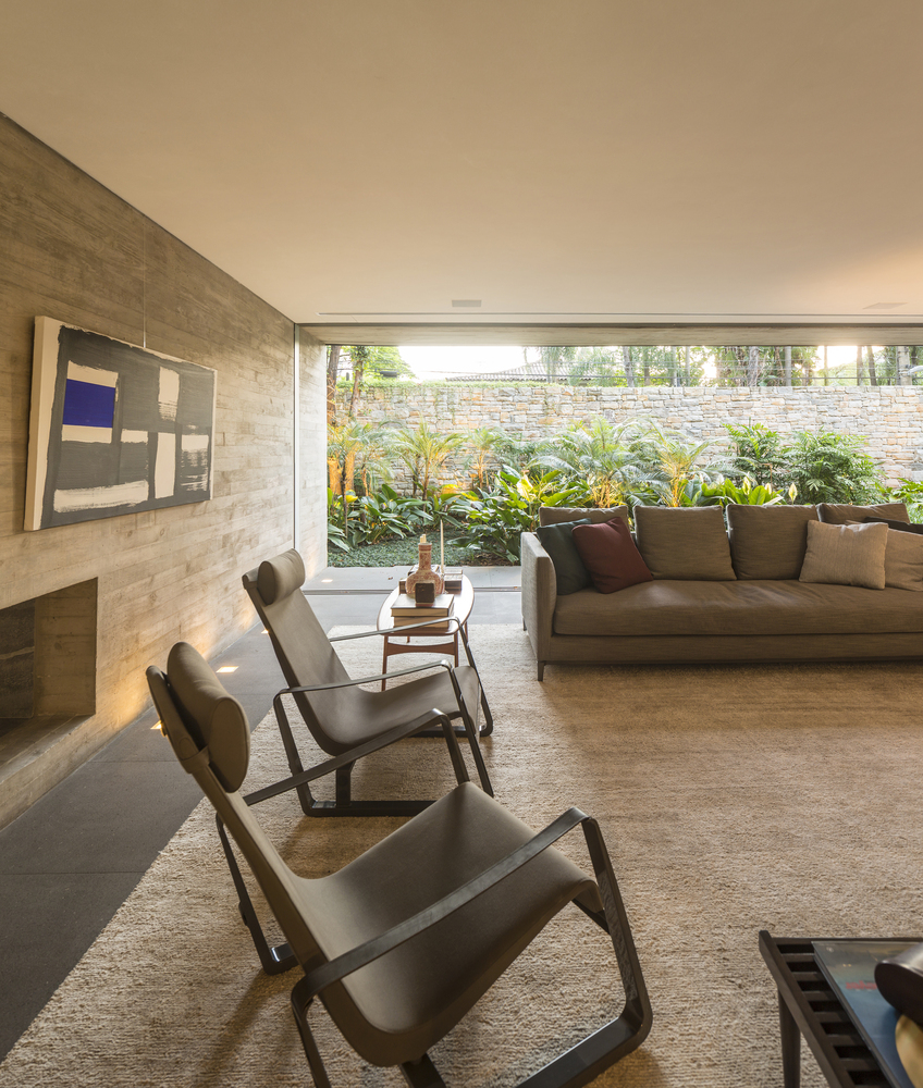 巴西 3V 住宅 | 混凝土与木质的透明对话-33