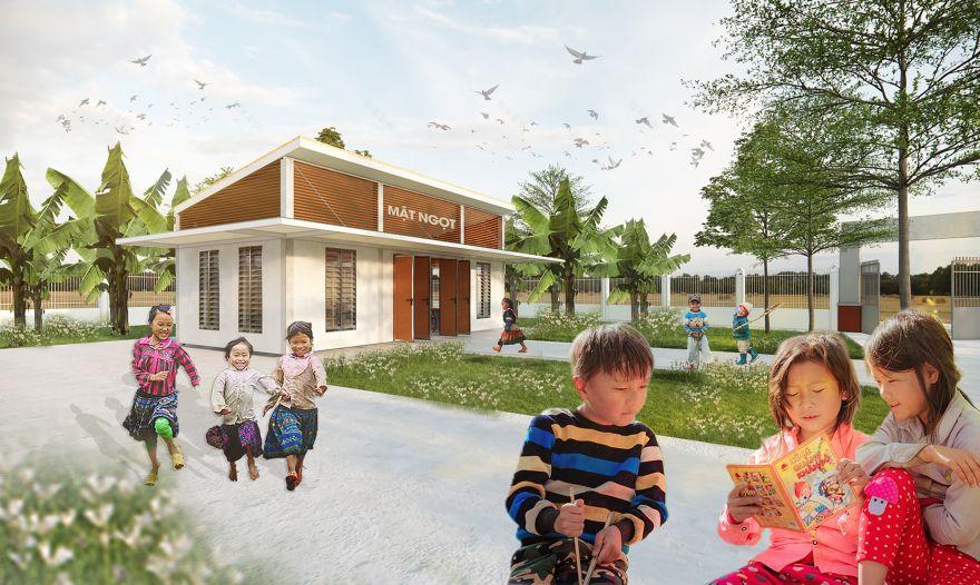 “Mật Ngọt” – 山区儿童图书馆丨胡志明市工业大学学生团队-13