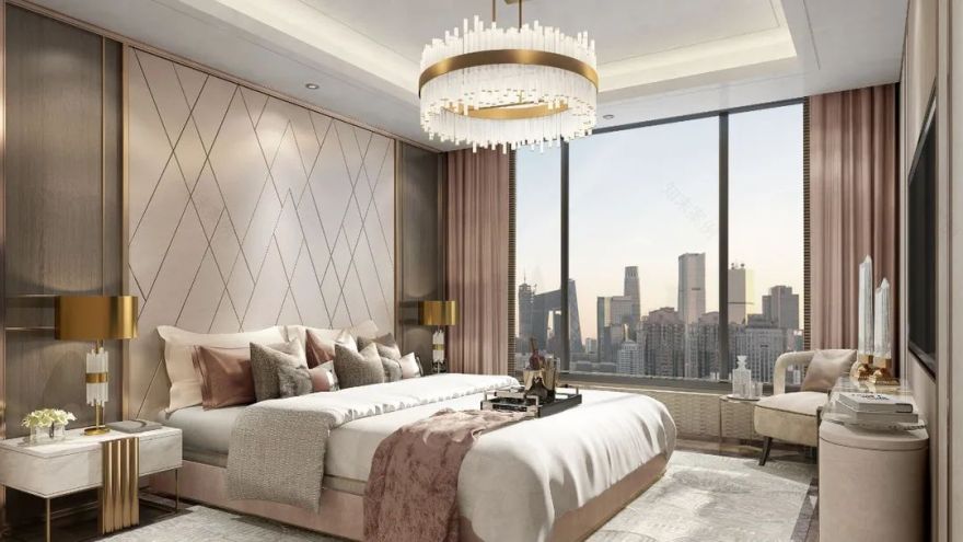 轻奢风别墅设计丨梵高国际-13