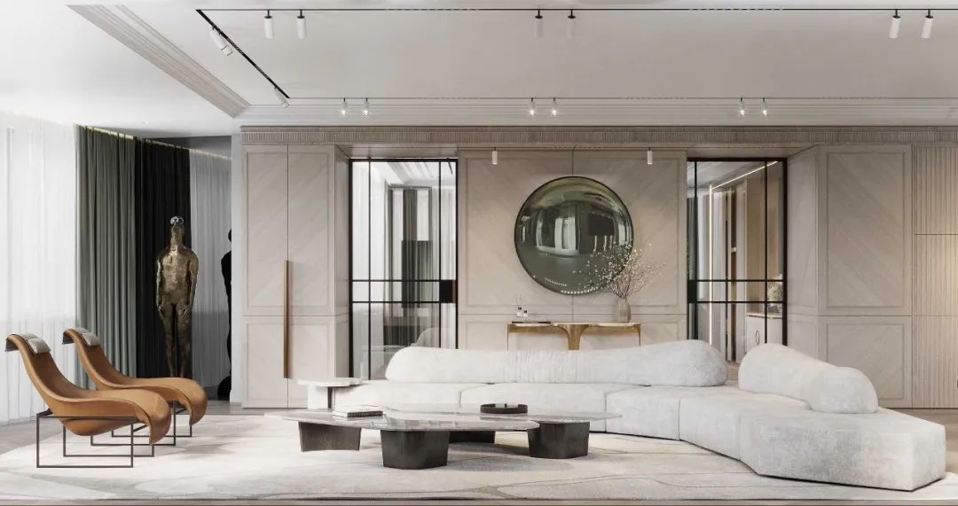 中性经典六口之家丨Ab Architects-15