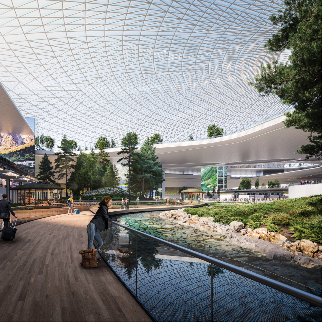 CT-TOD案例｜Solidarity Transport Hub，集航空与铁路于一体的大型多式联运换乘中心-0