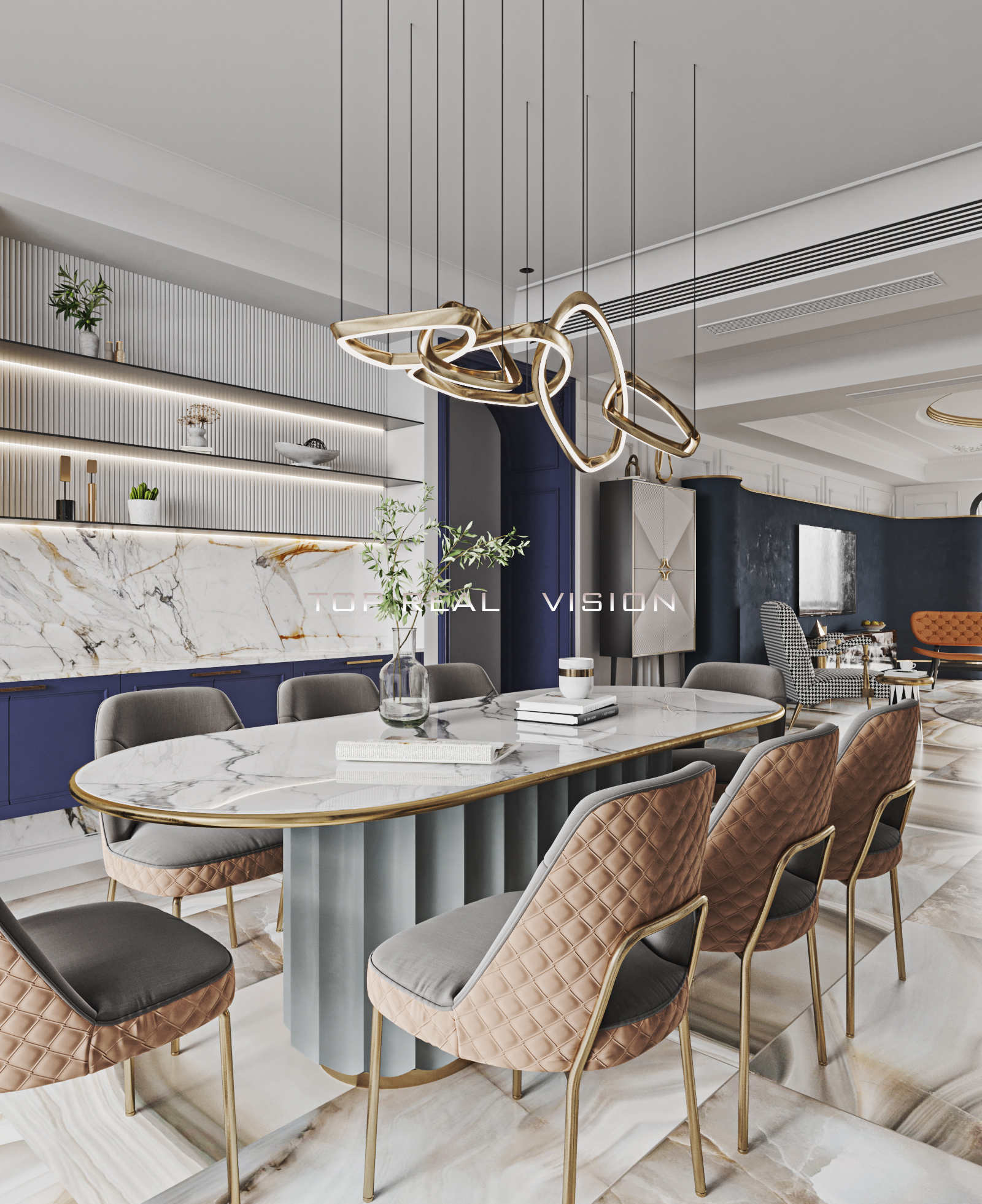 轻奢风小户型法式设计，CR PSCC 打造浪漫空间-10