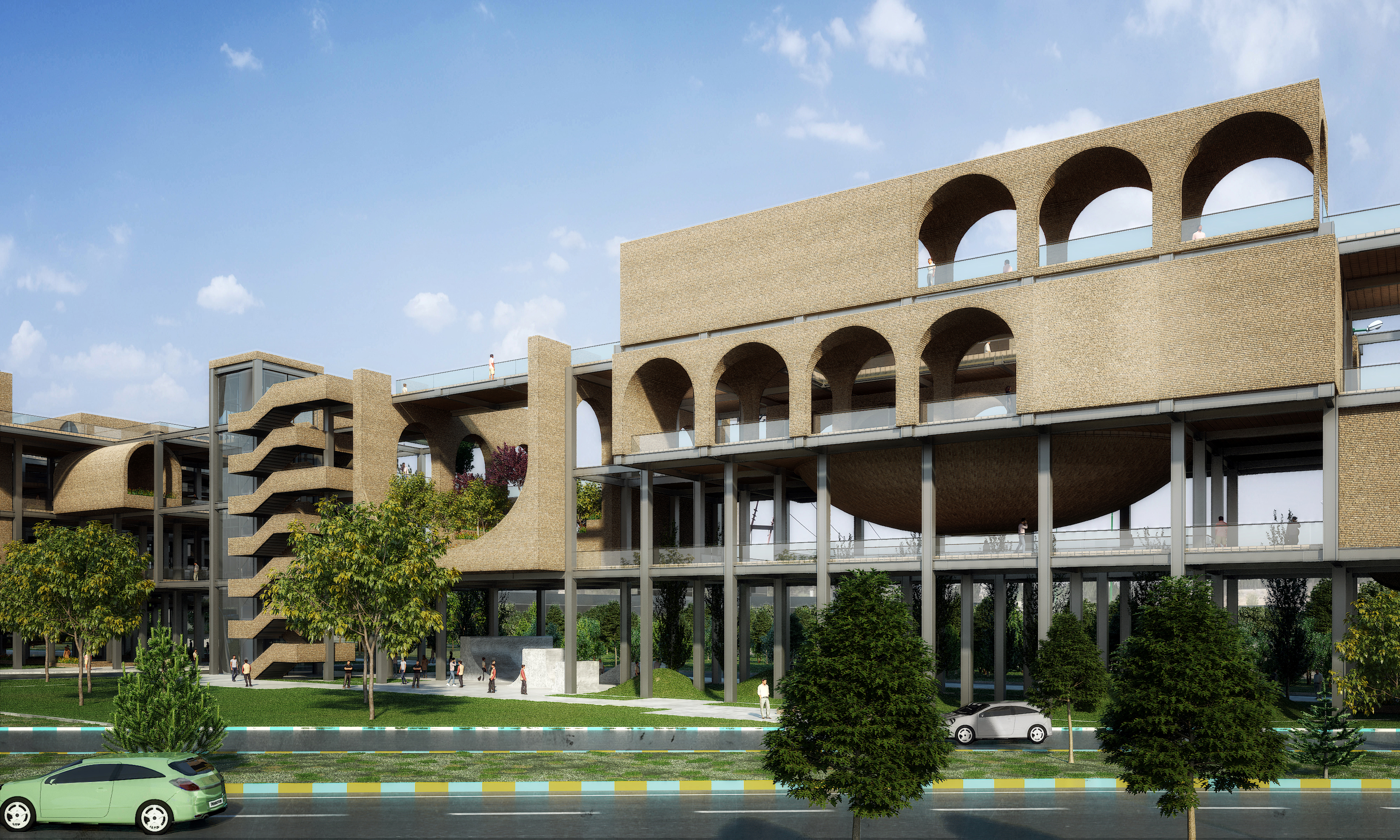 UrbanBridge 金属网格桥设计丨伊朗丨Ashari Architects-6