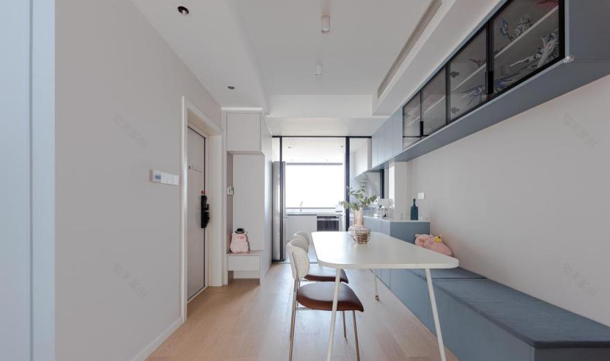 法式北欧混搭婚房设计丨7KK 设计-27