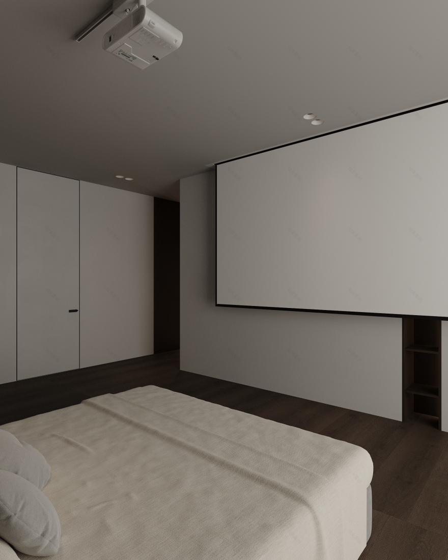 3D可视化的极简主义室内设计-6