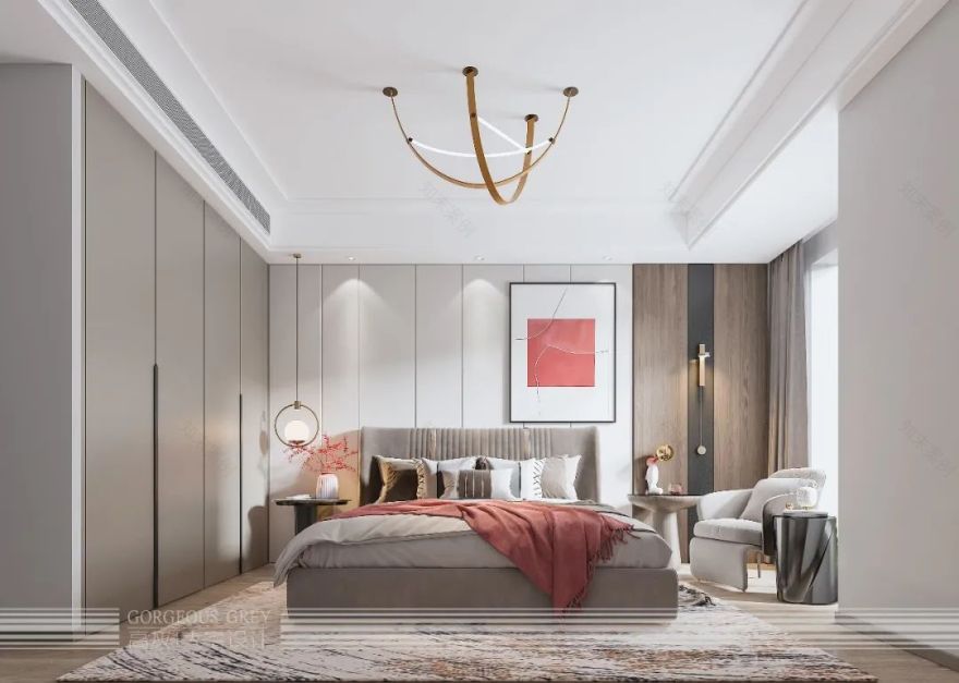 蔚蓝天地 160 平别墅设计丨高灰别墅设计-65