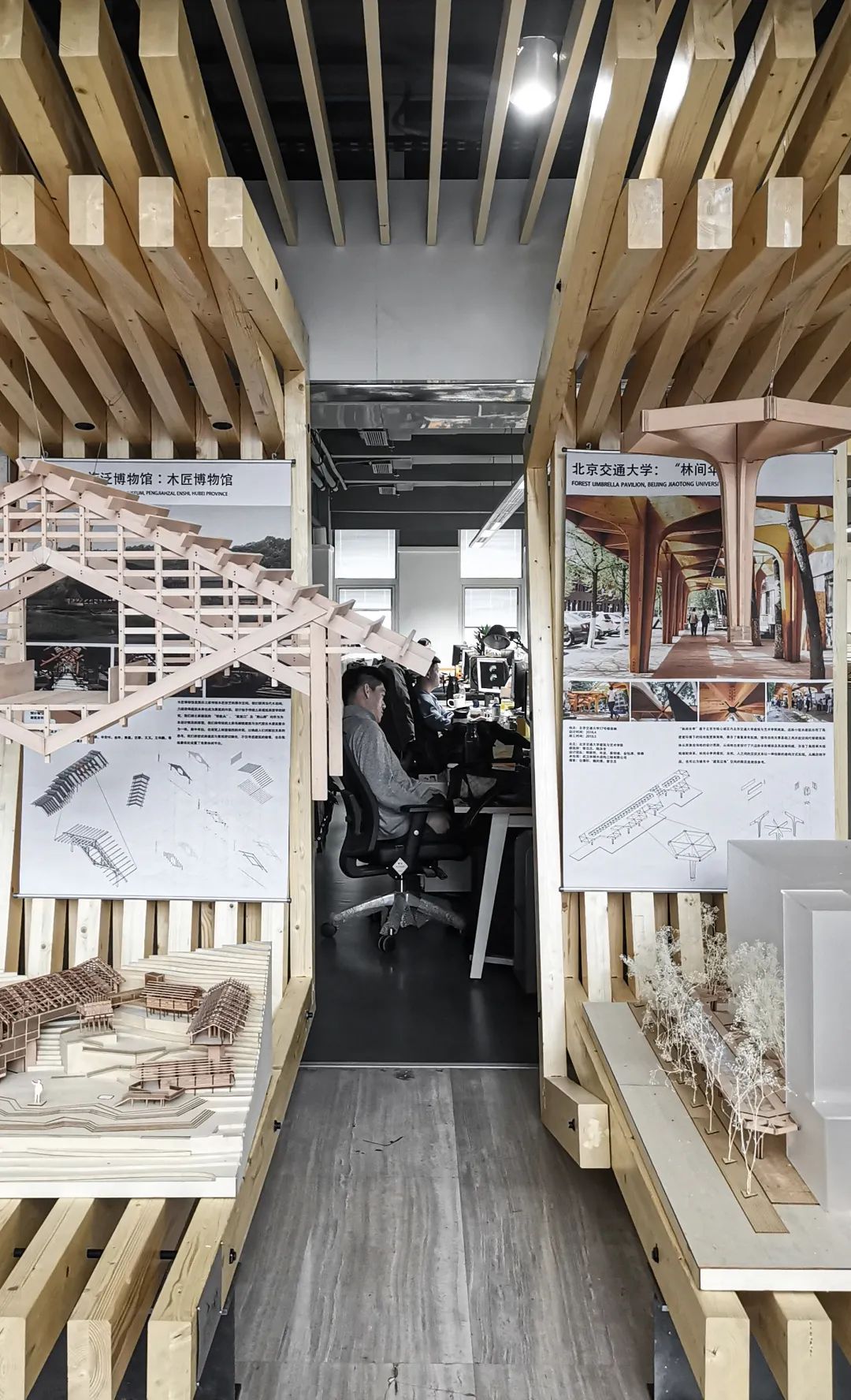 数字木构++设计逻辑巡展展陈设计丨中国深圳丨华中科技大学建规学院,青微舍（武汉）工作室-28