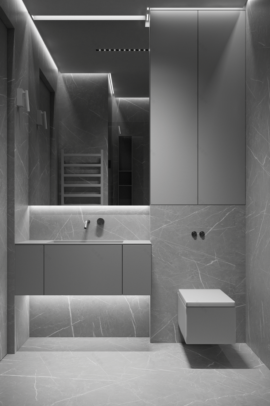 乌克兰男性私宅设计丨Oleksii Samokhvalov-72