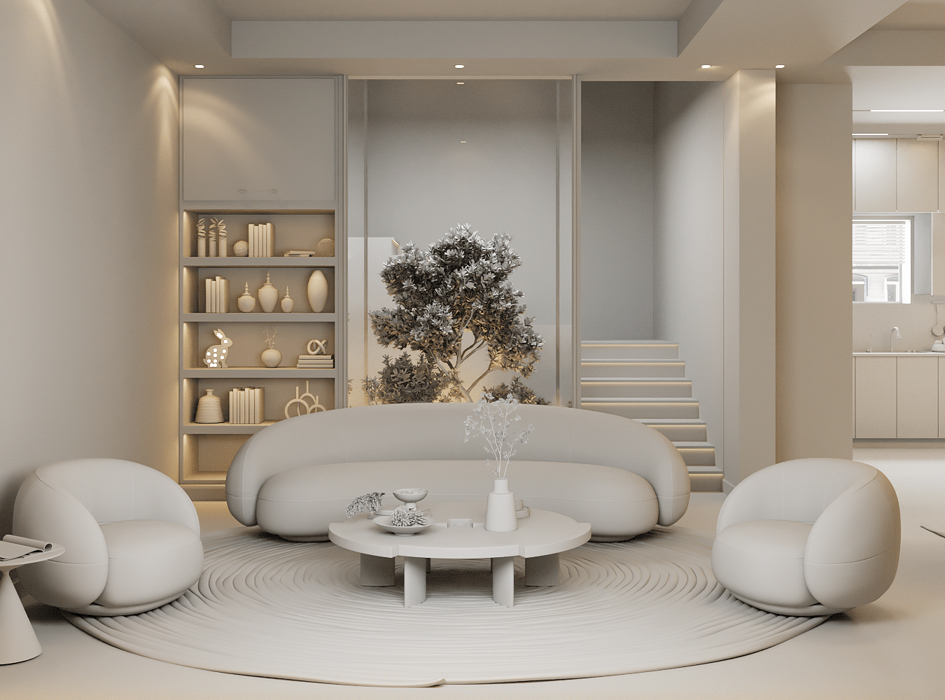 接待区设计丨Ebtehal Selim-3