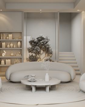 接待区设计丨Ebtehal Selim