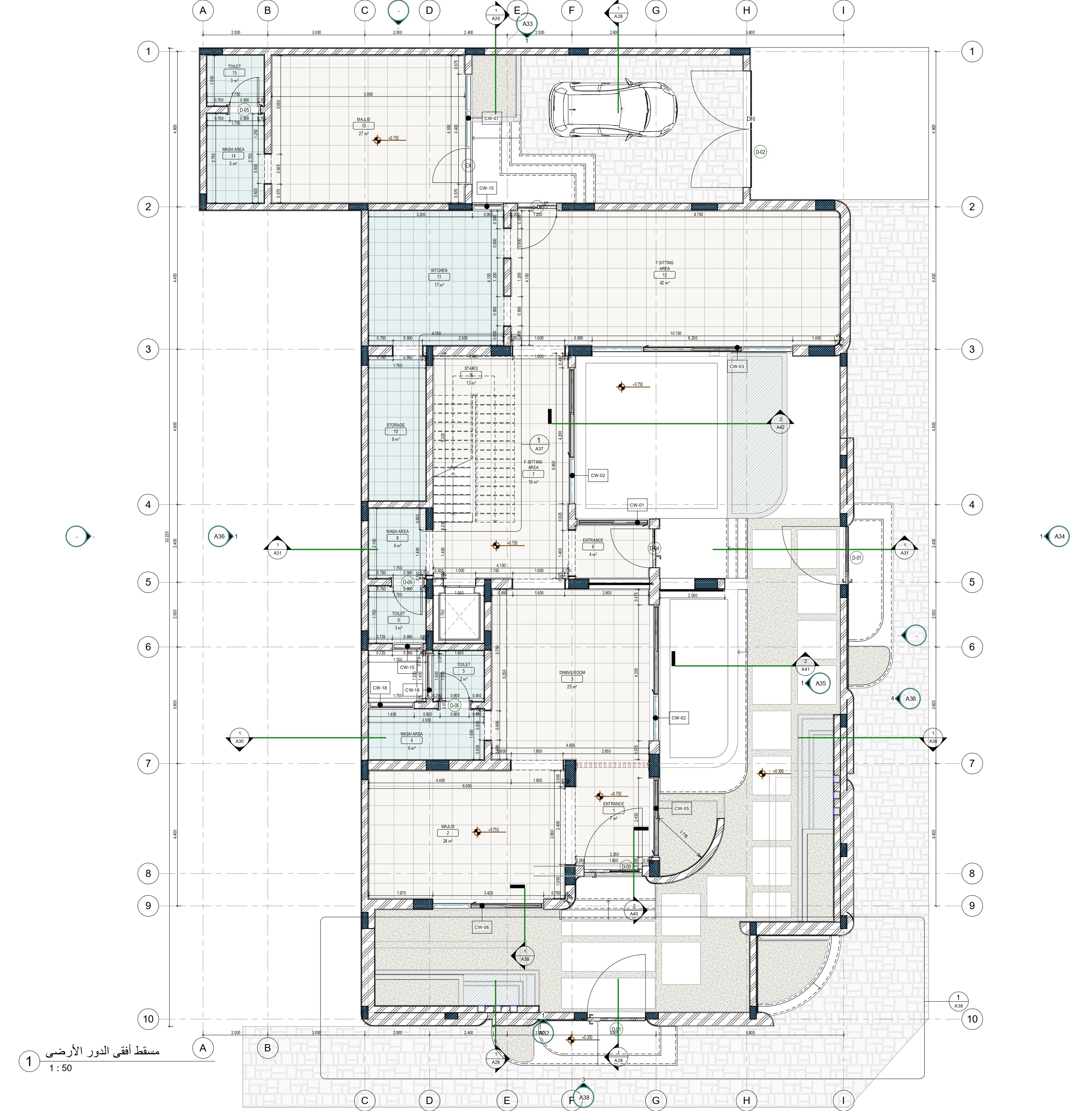 无缝别墅设计丨沙特阿拉伯吉赞丨PROP & AERMES ARCHITECTS-19