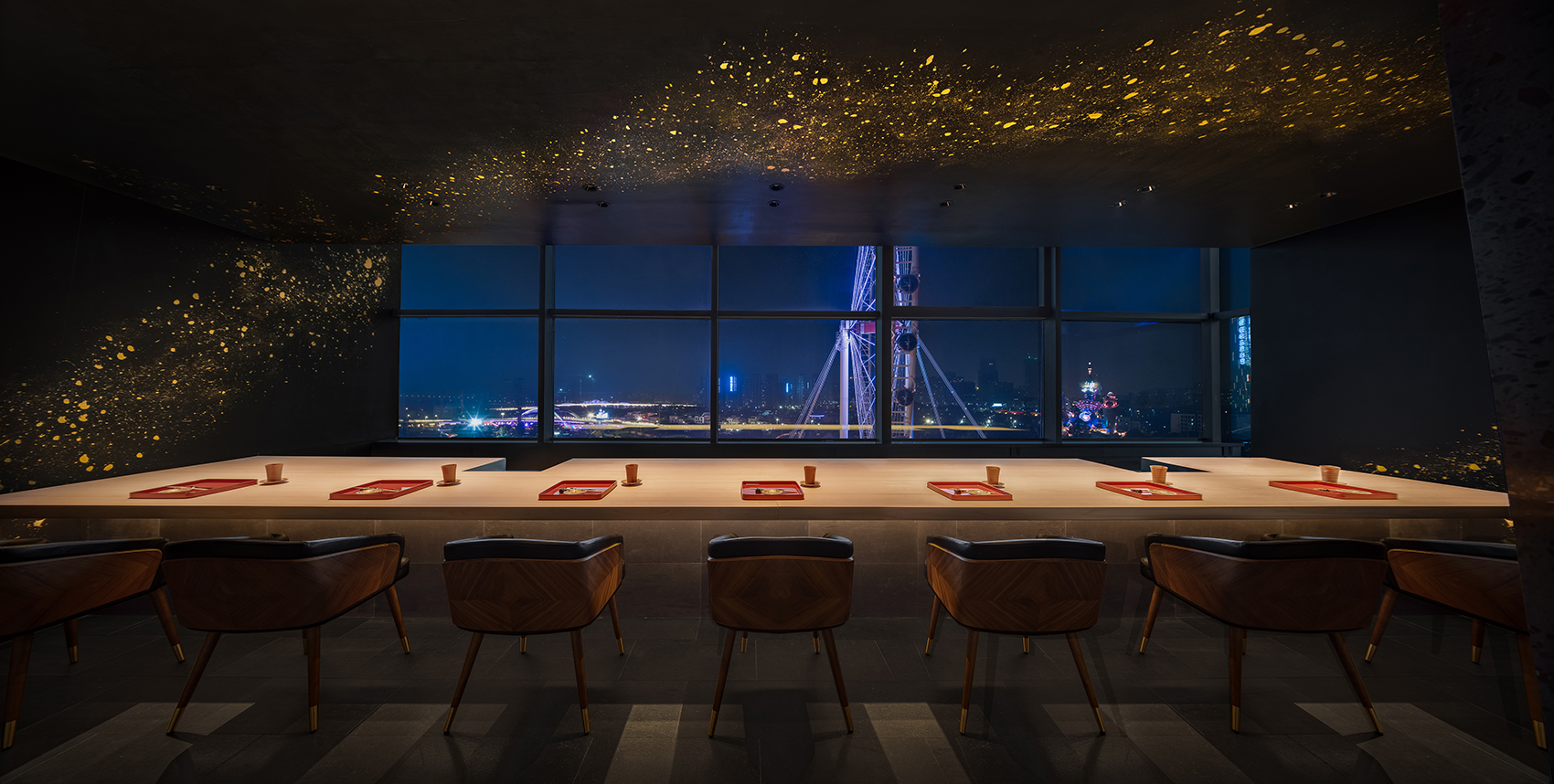 CLOUD ECHO 寿司酒廊丨中国佛山丨堤由匡建筑设计工作室,北京鸣意品牌设计有限公司-2