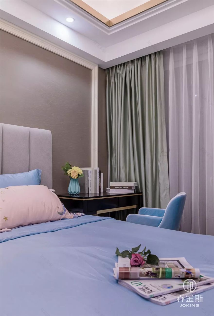 法式轻奢浪漫风情,乔金斯 250m²大平层设计-46