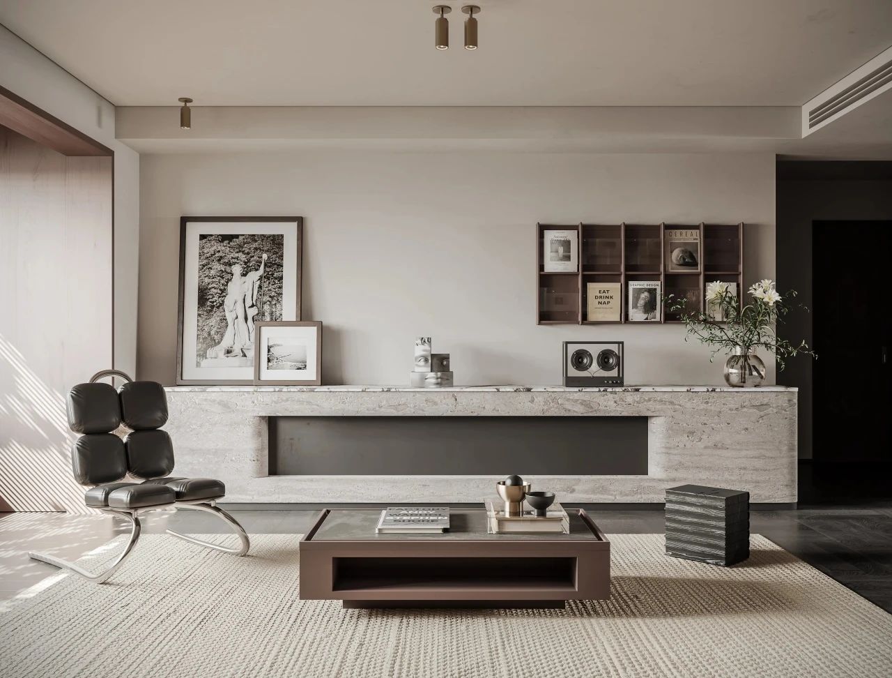 悬浮式电视背景墙设计-75