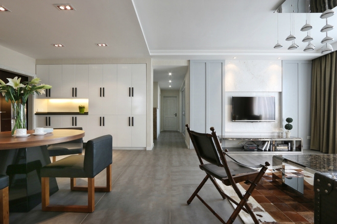 上海实创装饰22万打造徐汇区151平混搭风格家装界的DIY-15