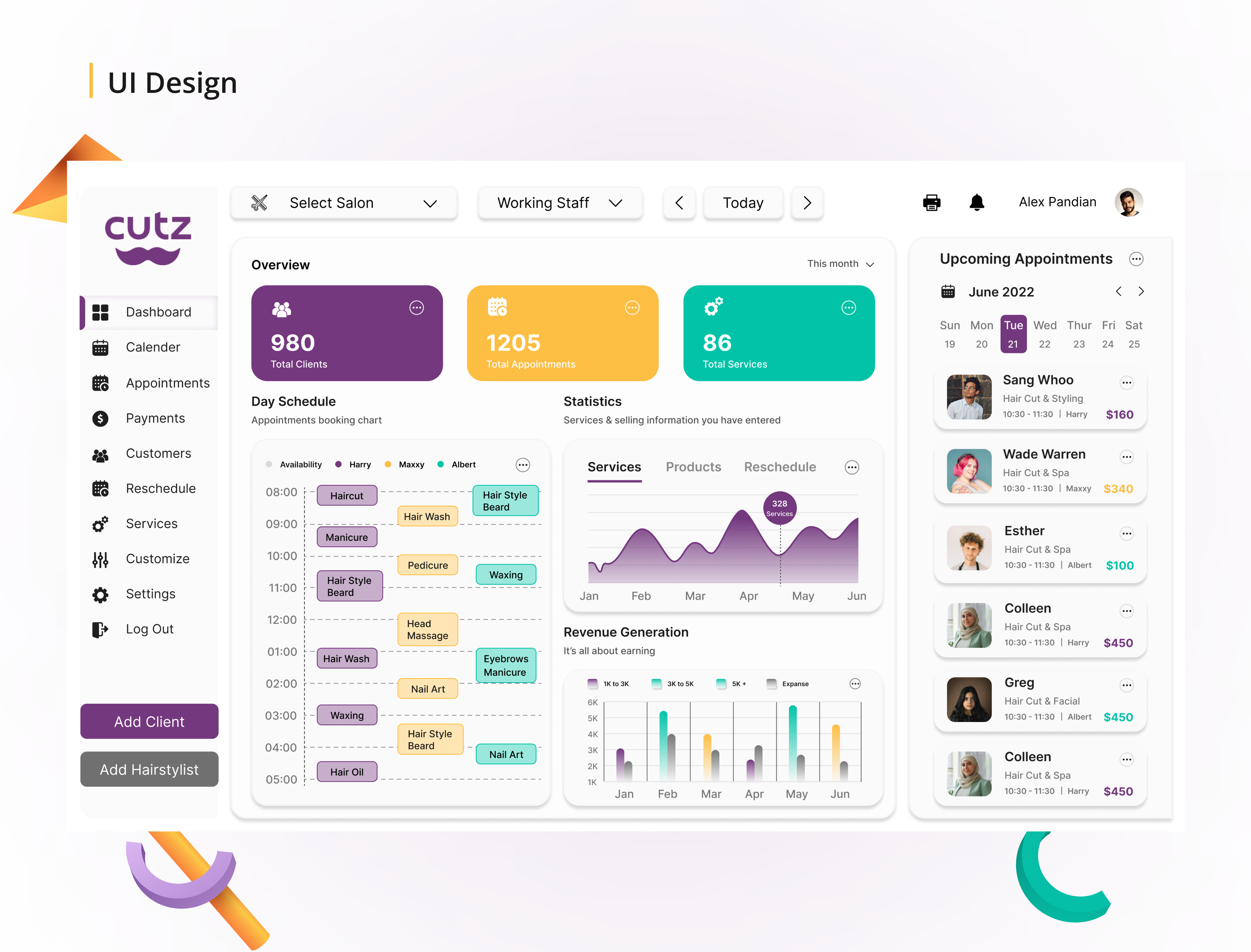 Barbershop Dashboard (cutz)-3